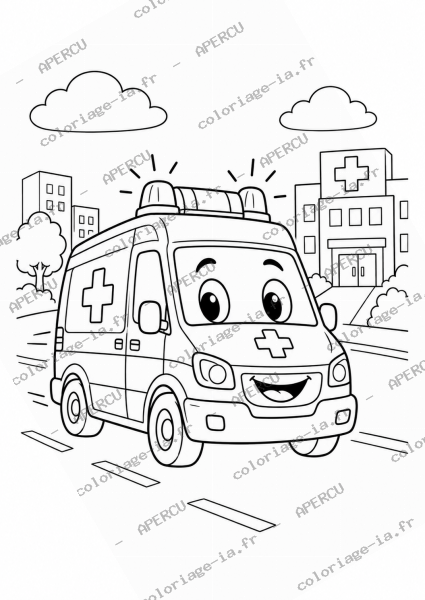 Ambulance en mission