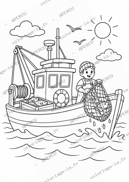 Bateau de pêche