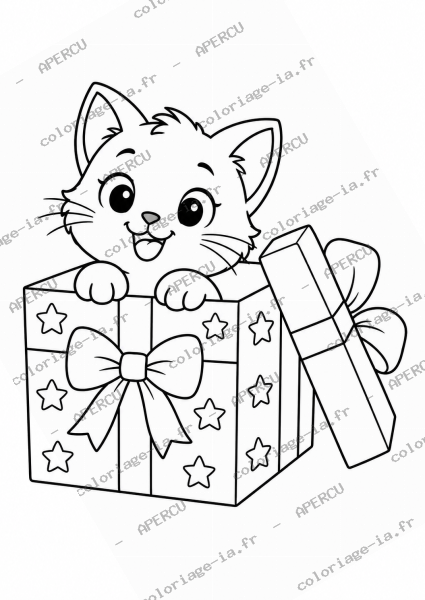 Boîte cadeau ouverte