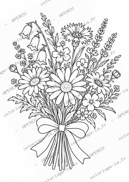 Bouquet de fleurs sauvages