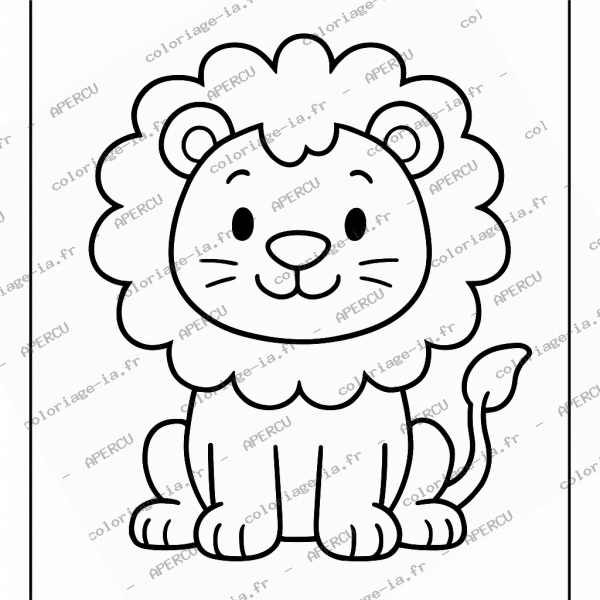 Lion majestueux