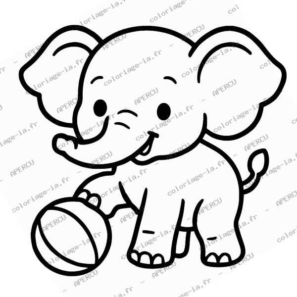Éléphant joueur