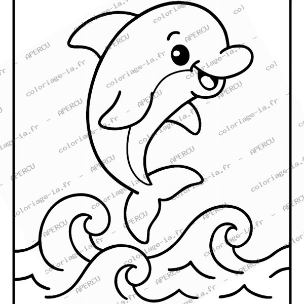 Dauphin sauteur