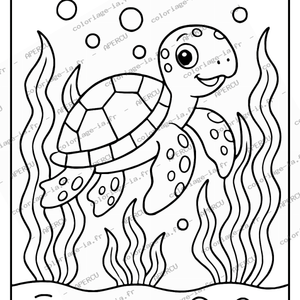 Tortue marine