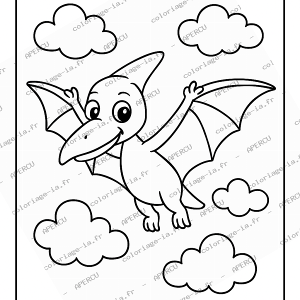 Ptérodactyle volant