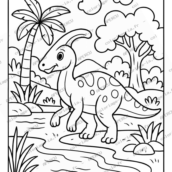 Parasaurolophus à crête