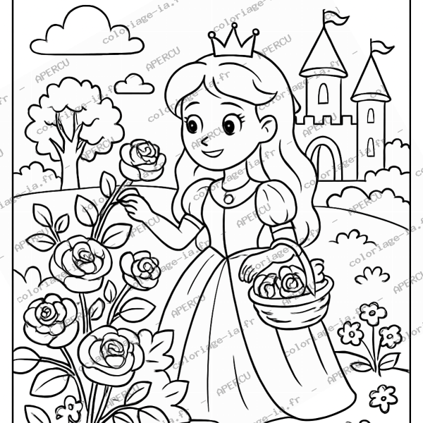 Princesse au jardin