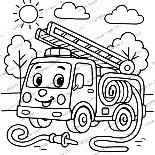 Camion de pompiers