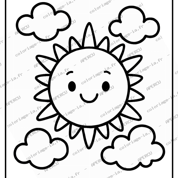 Soleil et nuages