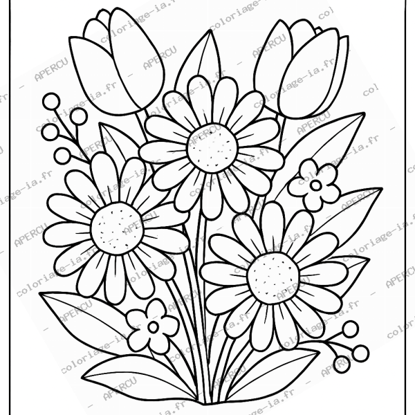 Bouquet de fleurs sauvages