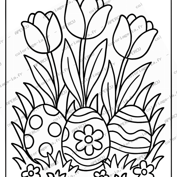 Tulipes et œufs