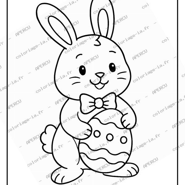 Pack Pâques - 10 coloriages PDF