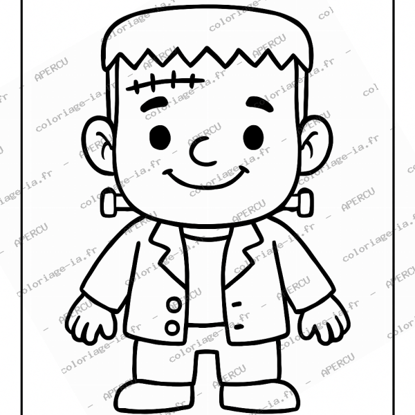 Frankenstein souriant