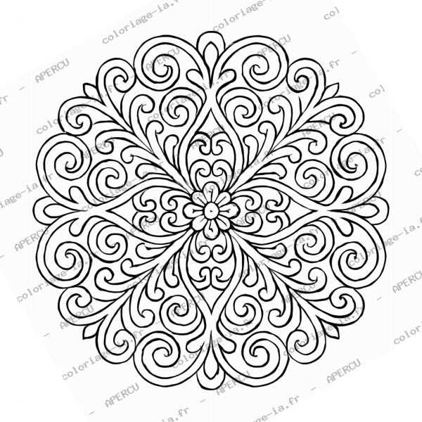 Pack Mandala - 10 coloriages PDF