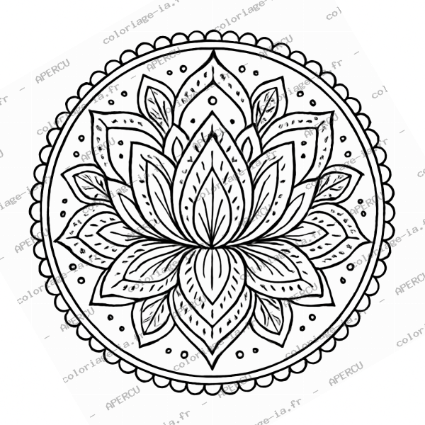 Mandala lotus
