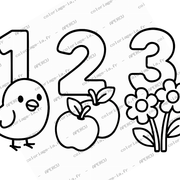 Chiffres 1 2 3