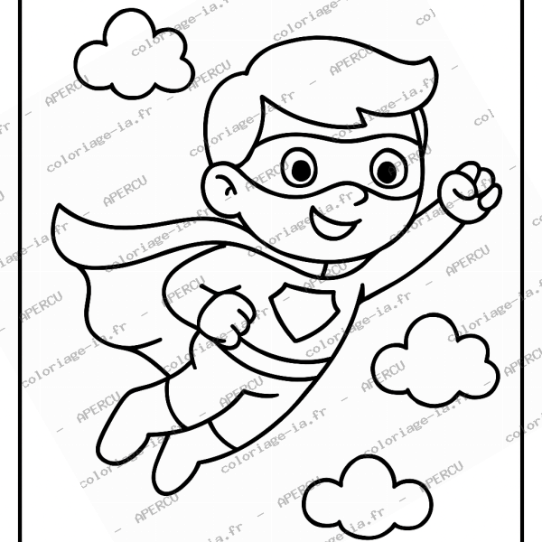 Super-héros qui vole