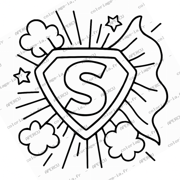 Super-héros et son insigne
