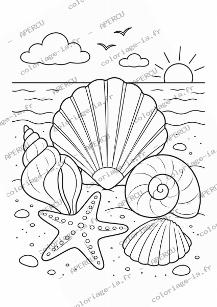 Coquillages marins