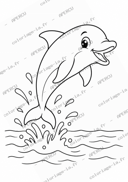 Dauphin sauteur