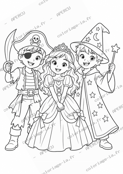 Enfants déguisés