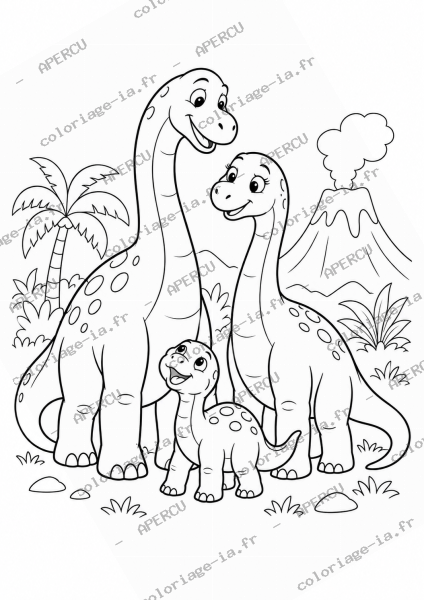 Famille de dinosaures