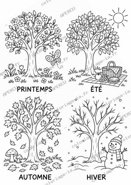 Les saisons de l'année