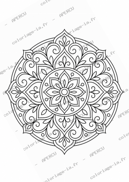 Mandala arabesque