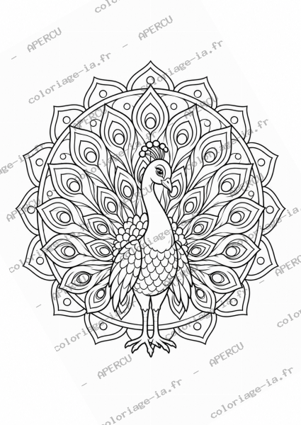 Mandala paon