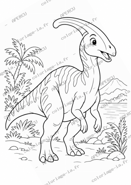 Parasaurolophus à crête