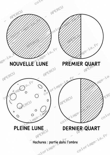 Phases de la lune