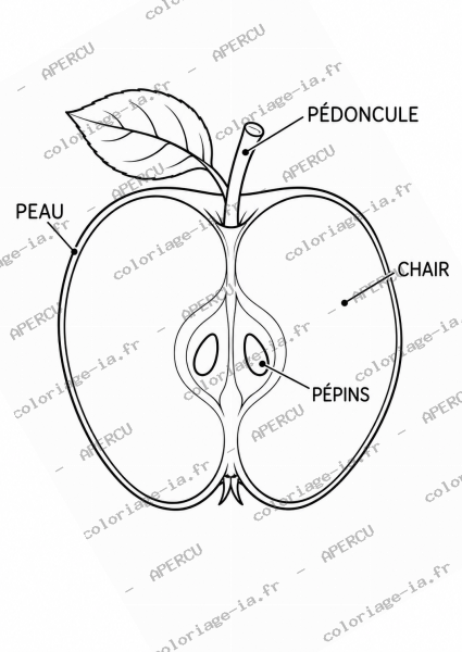 Pomme et ses parties
