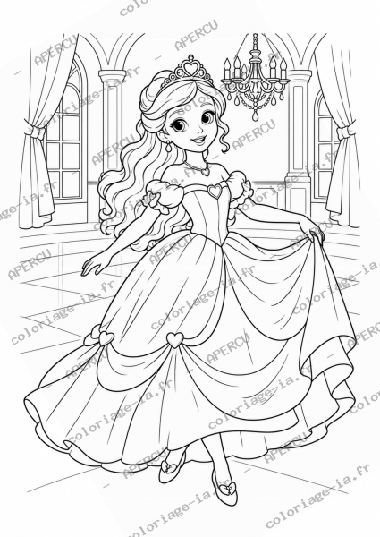 Princesse au long bal