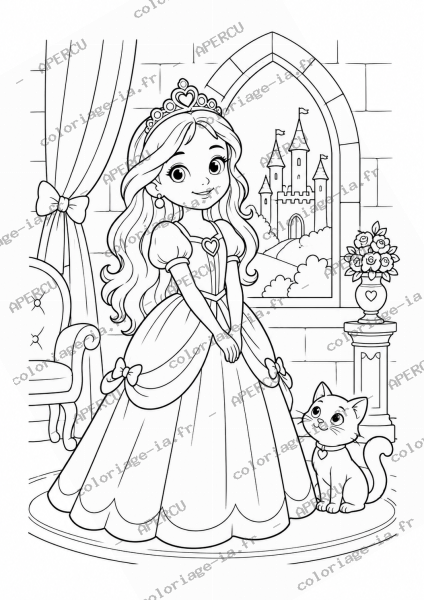 Princesse dans son château