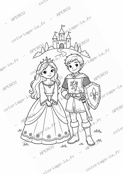 Princesse et chevalier