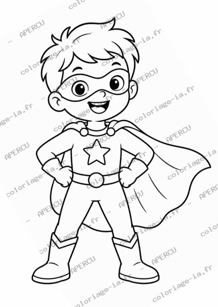 Super-héros enfant