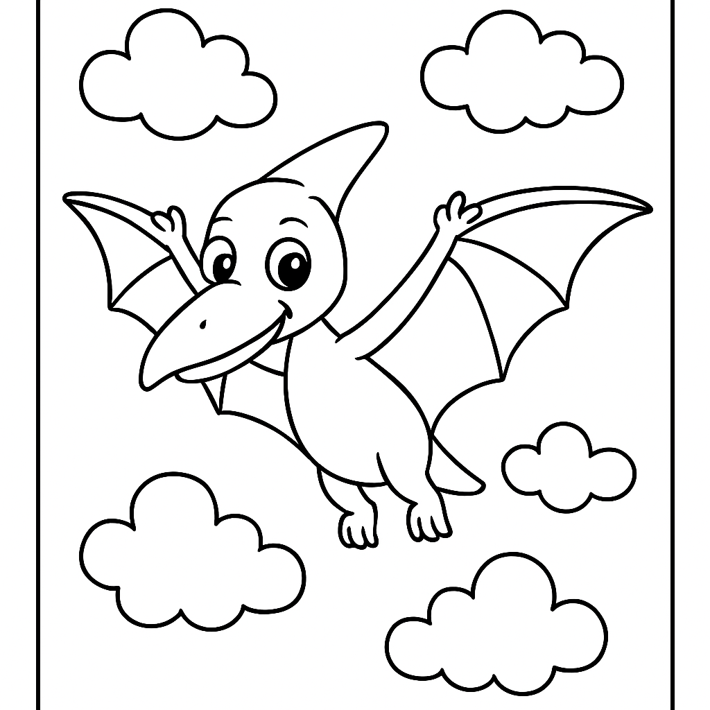 Ptérodactyle volant