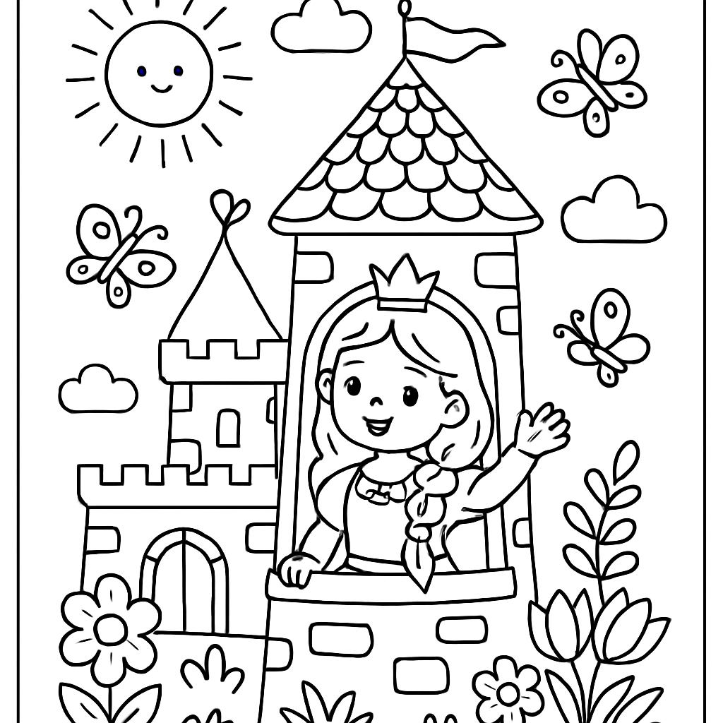 Princesse dans son château