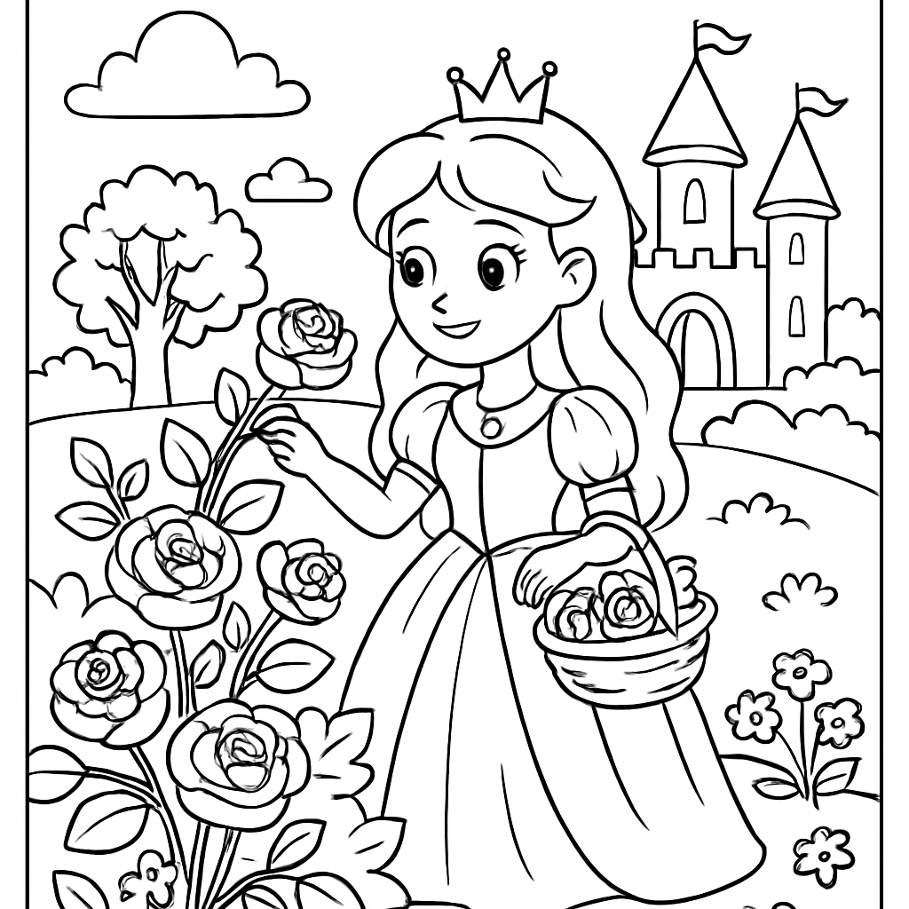 Princesse au jardin