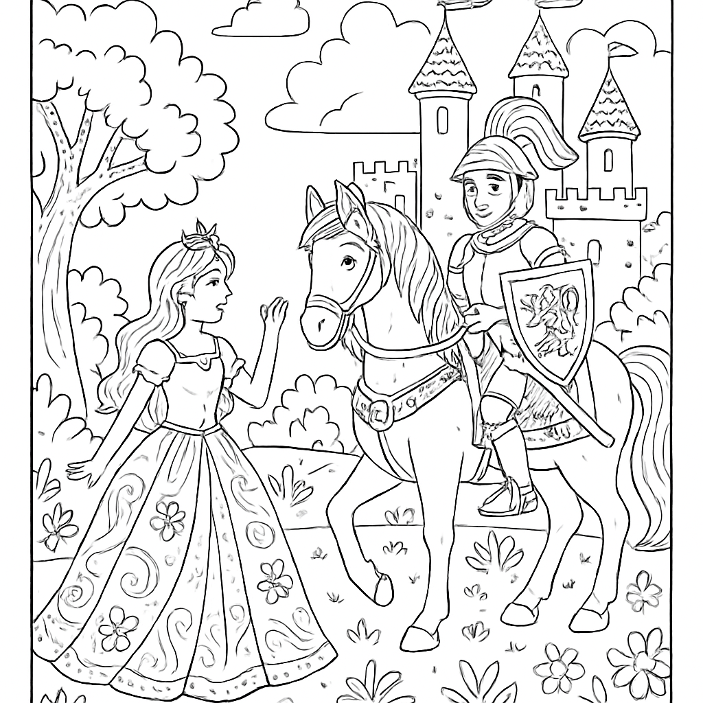 Princesse et chevalier