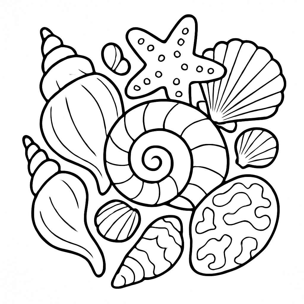 Coquillages marins