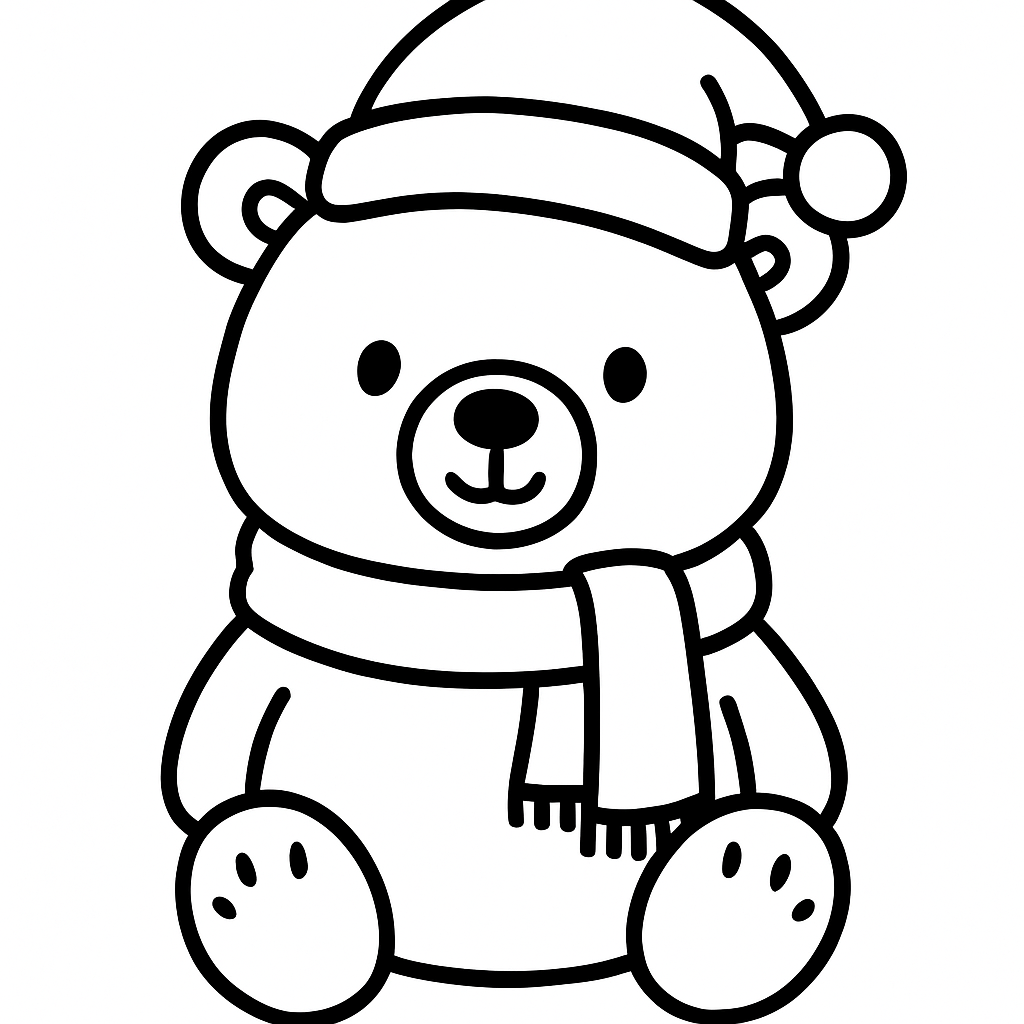 Ours polaire de Noël