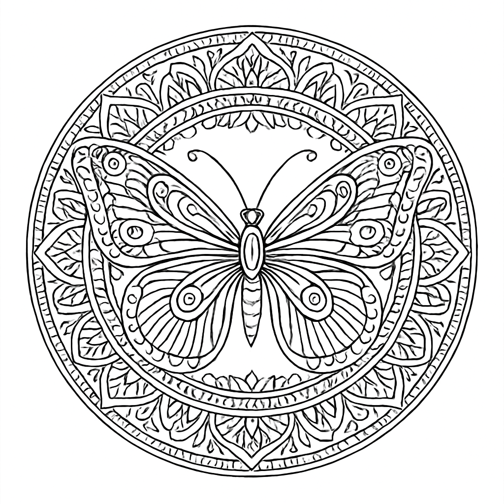 Mandala papillon