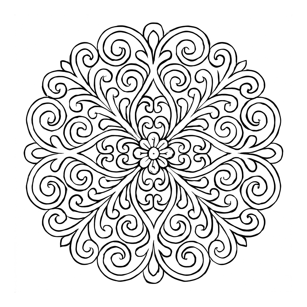 Pack Mandala - 10 coloriages PDF