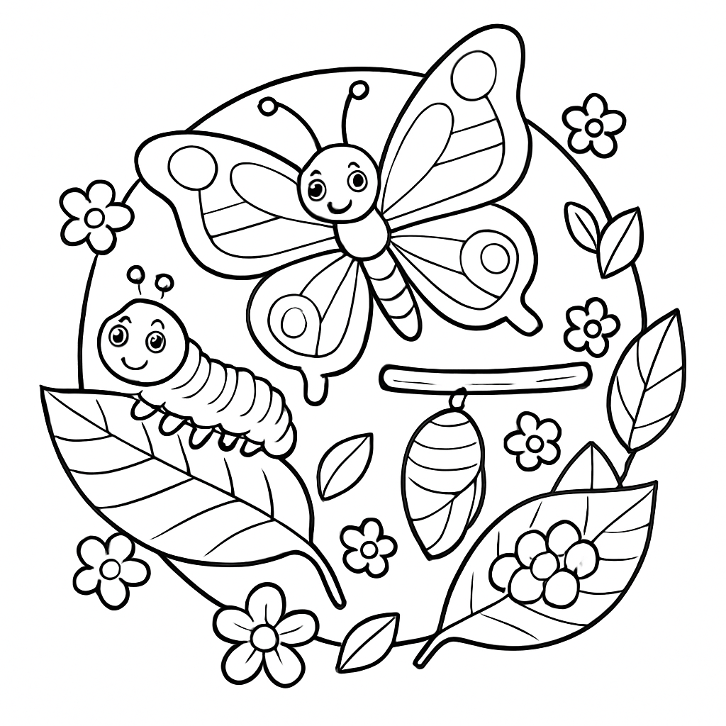 Cycle de vie du papillon