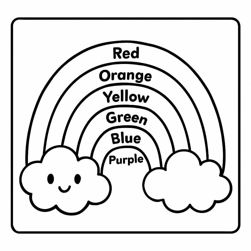 Couleurs de l'arc-en-ciel