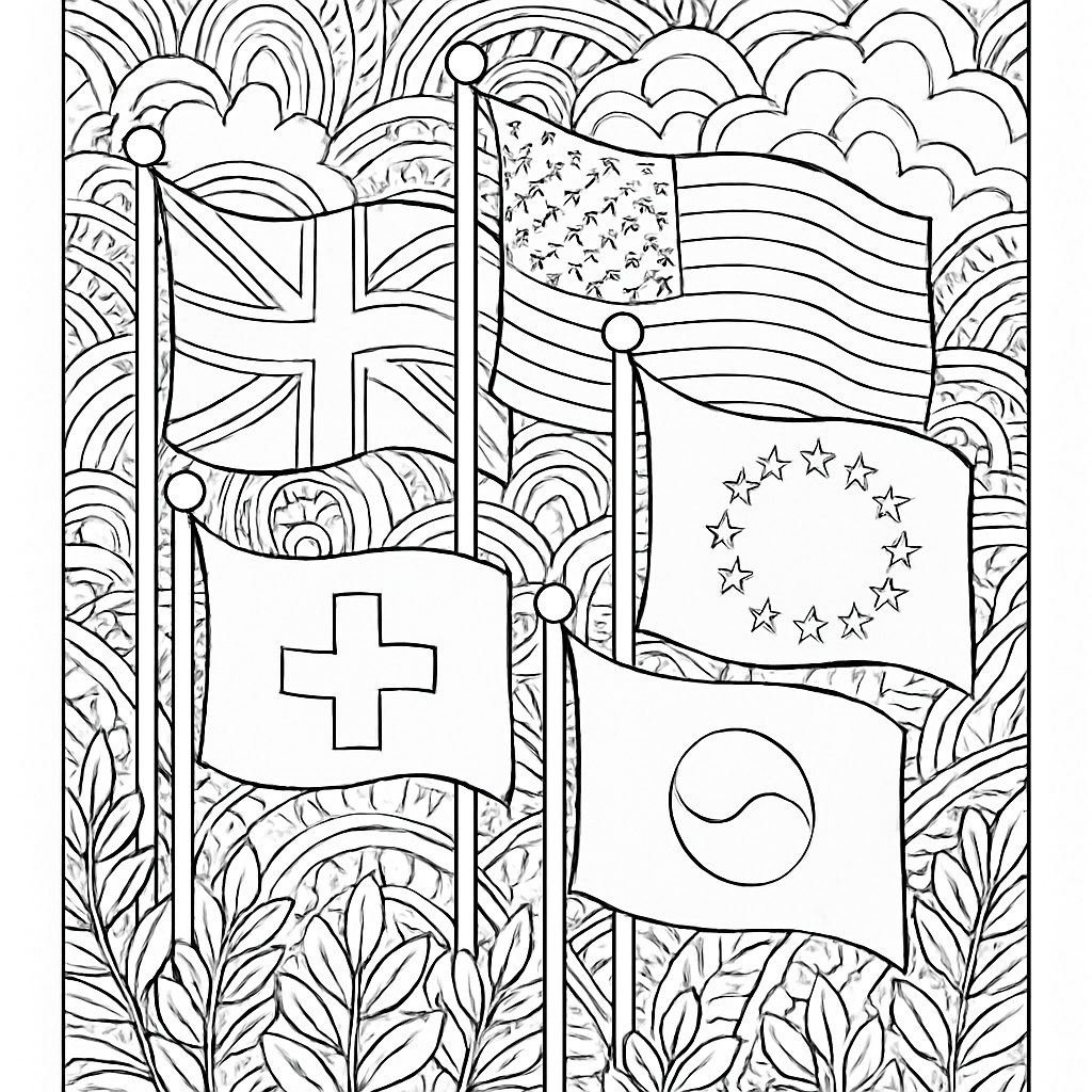 Drapeaux du monde