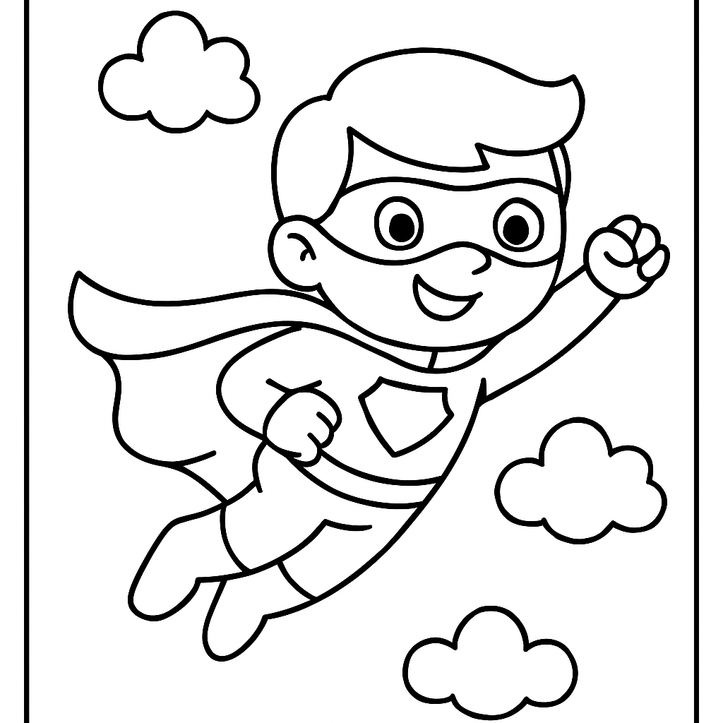 Super-héros qui vole