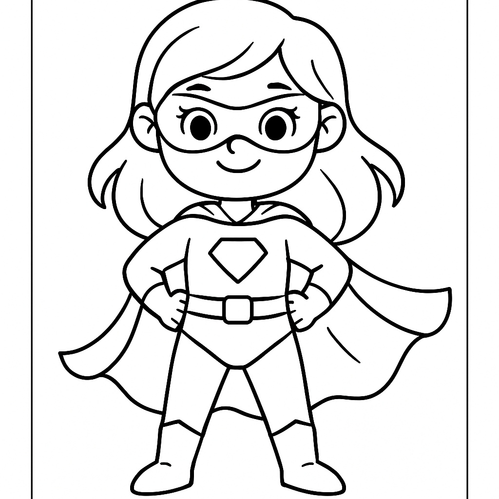 Super-héroïne puissante