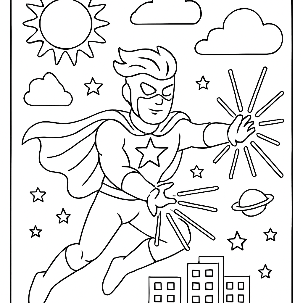 Super-héros et son super-pouvoir